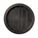 bido-(Bidoor) PW-13 из дерева kalas круг чёрный покраска размер большой 2 штук входит 