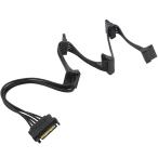 Novonest удлинение кабель PC кейс вентилятор SATA адаптор кабель SATA источник питания 5 ответвление кабель вентилятор для удлинение электрический кабель 5x SATA электро- 
