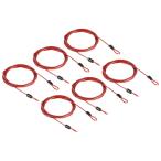 PATIKIL предохранительный трос предохранительный трос багаж блокировка тросик steel код 2.5mm x 2m 6шт.@ покрытие Dub Leroux p