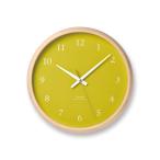  Lem nos настенные часы sen высокий часы натуральный цвет дерево земля желтый Centaur Clock PC23-14 YE Lemnos