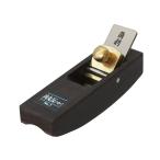 角利(KAKURI) 細工用 黒檀豆鉋 収納ケース付 No.7 内丸反 中サイズ 凹面の角を丸く削る ミニカンナ DIY 日曜大工 木工 工作 作業