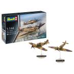  Германия Revell 1/144 super ma ополаскиватель pito fire Mk.Ia & Hurricane Mk.I пластиковая модель 03771 ( самолет )
