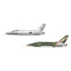 プラッツ 1/144 アメリカ F-100D スーパーセイバー ミグキラーズ プラモデル PF-83 (飛行機)