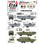  Star переводная картинка 1/72 WW2 Англия D-tei. DUKW вода суша обе для машина #1 no. 50/ no. 299 обобщенный при перевозке . пластиковая модель для переводная картинка SD72-A1176