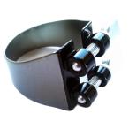 sayB♭(誠兵衛・せいべえ)リガチャー アルトサックス用 ガンメタリック