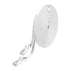 lovicool LAN кабель CAT6 основа RJ45 коннектор Giga bit 50 foot 15m белый модем patch panel доступ отметка и т.д. 