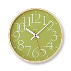  Lem nos настенные часы e-wai часы a-rusi- радиоволны аналог зеленый AY clock RC AY14-10 GN Lemnos