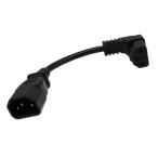 CERRXIAN 18 cm 90 раз c13 3 булавка женский to IEC 320 C14 3 булавка мужской PDU. источник питания снабжение удлинитель компьютер LED HDTVmo