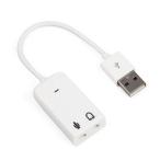 USBサウンドカード 7.1 チャネル USB 2.0 3D サウンドカード オーディオ アダプター ア