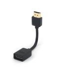 VCE HDMI удлинение кабель TV Stick удлинение HDMI мужской женский изменение HDMI удлинение коннектор 4K HDMI2.0 короткий . тонкий 14cm