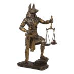 e Bros старый плата ejipto бог an винт правильный .. шкала имеется . человек .... бог . страус. перо касающийся сердце. вес . количество . высота 10 дюймовый ( человеческий труд bronze полимер )