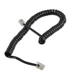 オーディオファン 受話器用カールコード (クロス結線) RJ9 4極4芯