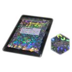 DIY MASTER Rainbow ламе хлопья ромадзи ( алфавит ) 5mm 50g