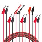 Cleqee мульти- измерительный прибор тест Lead banana plug wani. зажим banana - banana штекер banana - Mini тест крюк медь электрический провод комплект 