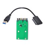 xiwai USB 3.0 - mSATA 50 булавка SSD &amp; 1.8 дюймовый Micro SATA 7+9 16 булавка адаптор Ad on карта P