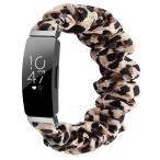 For Fitbit Inspire 2/ Inspire HR/Inspire/Ace 2に対応したかわいいゴムバンド 弾性布柄プリント生地リストバ