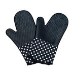 AngeliqueShop печь рукавица [ жаростойкий * выдерживающий холодный * водостойкость . силикон материалы!. кулинария . более удобно ] обе рука прихватка предотвращение скольжения 