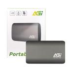 AGI 1TB установленный снаружи SSD,USB3.2 Gen2 [PS4 / PS5 рабочее состояние подтверждено ]Type-C to Type-C/A кабель, ударопрочный aru
