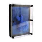 [ большой -PIN ART] простой! веселый! поверхность белый! практический .3D рука модель 3 следующий изначальный игла. скульптура klieitib ребенок ...! ( морской голубой )