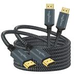 Twozoh 4K HDMI кабель 2M 2 шт. входит .k нейлон сборник комплект HDMI-HDMI код 18Gbps 3D/4K@60Hz/ 2160P/108