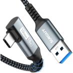 SUNGUY USB Type C кабель L знак 0.5M USB3.1 Gen2 10Gbps данные пересылка модель c кабель USB-A to