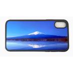 i PhoneX/XS用 オリジナルケース 強化ガラス＆タッチペン付き 富士山 769-3-03