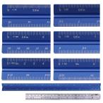  треугольник шкала . сяку линейка . сяку шкала оценщик недвижимого имущества для чертёж сопутствующие товары строительство рисунок алюминиевый (30cm маленький .., голубой )