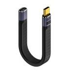 xiwai 40Gbps USB4 мужской - женский распорка тонкий Flat удлинение кабель 13cm 240W зарядка 8K@60Hz Thunderbol