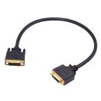 xiwai DVI 24+1 - DVI мужской - женский удлинение кабель 1.64 футов /50cm DVI-D dual link цифровой видео монитор g