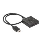 Club3D HDMI 2-in-1 8K60Hz / 4K120Hz 2 ввод 1 мощность селектор 1 ввод 2 мощность дистрибьютор интерактивный переключатель (CSV-1