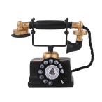  чистый si-k античный телефонный аппарат retro чёрный телефон античный смешанные товары игрушка интерьер украшение оборудование орнамент для игрушка телефонный аппарат модель фиксация телефон 