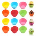 Doyime маффин type (12 листов ввод ) силикон капкейк type 9cm большой кекс cup форма-чашка для выпечки жаростойкий non палочка повторение использование возможно дом 