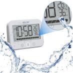  водонепроницаемый часы цифровой термометр-гигрометр водонепроницаемый LCD большой жидкокристаллический экран душ часы температура влажность цифровой жидкокристаллический присоска орнамент класть часы ванна гигрометр салон час отображать температура 