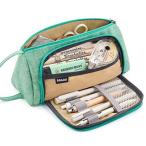 (Green) - Big Capacity Pencil Pen Case Student Office College Middle School