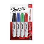 Sharpie 油性マーカー チゼルチップ クラシックカラー 4本