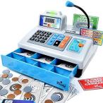 Silver/Gray - Ben Franklin Toys Talking Cash Register Kit with 3 Lan 並行輸入
