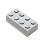 レゴ LEGO パーツとピース2×4ブリック dd. 20 Pieces 3001-Light Bluish Gray-20 並行輸入