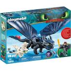 PLAYMOBIL How to Train Your Dragon III Hiccup &amp; Toothless with Baby  並行輸入