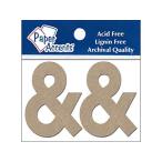 Chipboard Punctuation 2 Ampersand 2pc Natural 並行輸入
