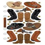 Sticko スティッコ COWBOY HATS &amp; BOOTS STICKERS SPPC08 並行輸入