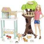 Barbie FCP78 Animal Doctor Doll with Playset 並行輸入