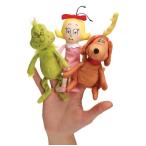 Manhattan Toy Dr. Seuss The Grinch Finger Puppet Set by Dr. Seuss 並行輸入