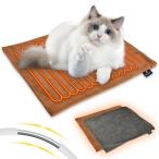 LINECY ペット用ホットカーペット スマート恒温 50×40cm ペット ヒーター マット 猫 犬 冬 暖房 器具 小型犬 電気毛布 電気ヒーター