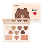 MISSHA 美思 ミシャ カラーフィルターシャドウパレット（LINE FRIENDS Edition） 5号 Shy, shy, Brown 15g 韓国コスメ