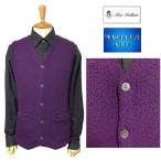 ショッピングゲラン セール　GEE GELLAN ジーゲラン GEEGELLAN　ウォッシャブル ウール100％　ニットベスト　パープル