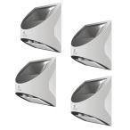 四個セット 高品質 人感センサーライト 常夜灯 壁掛け灯 カーポート　ソーラー 450LM ガーデンライト 庭先 表玄関 倉庫 廊下 節電 グッドグッズTYH-3W