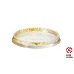東洋佐々木 グラッセ リバーシブルプレート240 金箔付き 46402G
