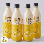 [...] рис макколли banana тест 4 шт. комплект / 750ml×4шт.@Alc.4% mild ... banana макколли ......... традиция sake Корея sake gsn Dan 