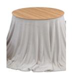 ダイニングこたつ テーブル こたつ薄掛け布団セット 円形こたつ 90×90cm 高さ67cm こたつ セット おしゃれ ハイタイプこたつ