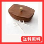 Sakulaya 小物入れ 木箱 フタ付き 綿棒